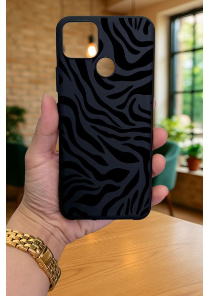 Realme C25 -Zebra Desenli Silikon Darbe Emici Klasik Korumalı Rubber Kılıf fiyatları