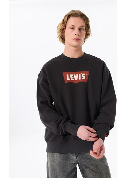 Premium Erkek Siyah Bisiklet Yaka Sweatshirt 003VK-0000 modelleri