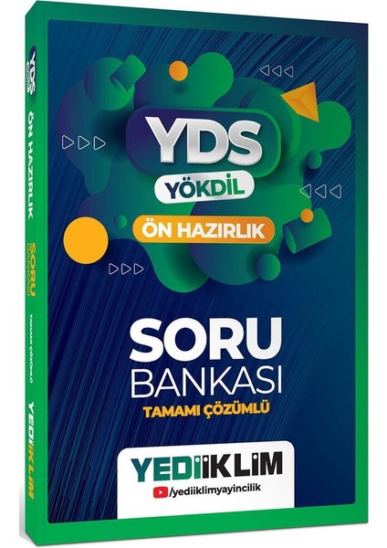 Yds Yökdil Ön Hazırlık Tamamı Çözümlü Soru Bankası Yediiklim Yayınları