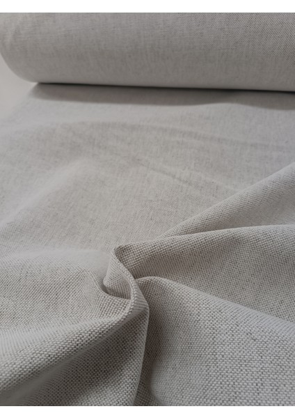 Koyu Krem Hasır Keten Fon Perde - Pilesiz - Tek Kanat - IO100 fiyatları