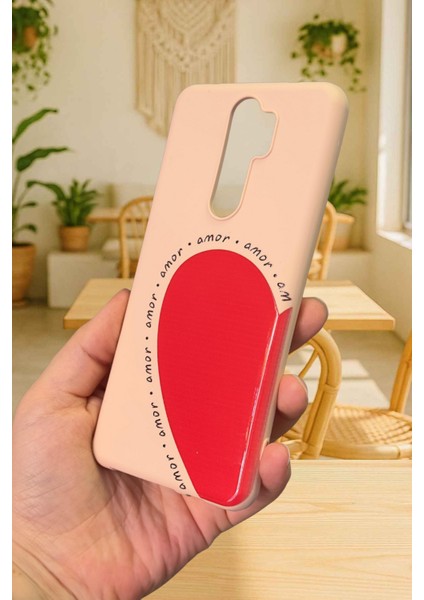 Xiaomi Redmi Note 8 Pro- Amor Kalp Silikon Darbe Emici Klasik Korumalı Rubber Kılıf modelleri