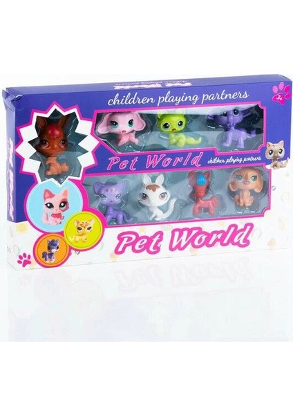 8 Li Kutulu Sevimli Hayvanlar