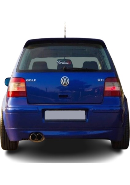 Volkswagen Golf 4 (1997-2003) Uyumlu Arka Tampon Eki - Difüzör (Plastik)