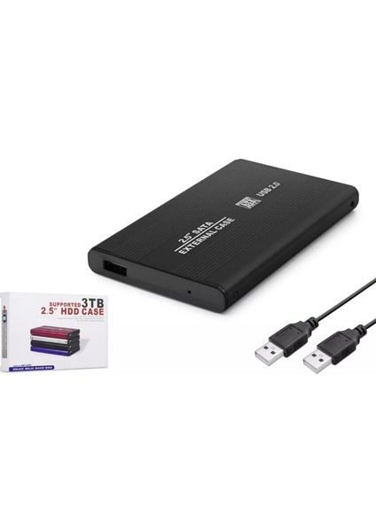 Harddisk Kutusu Metal Usb 2.0 Sata 2.5 HDX1758