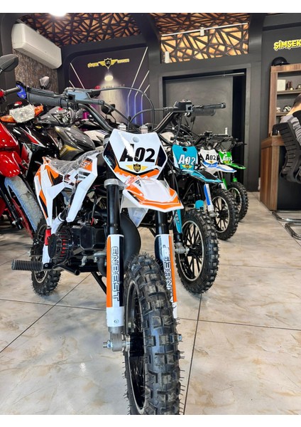 Benzınlı Çocuk Cros Motoru (Hidrolik Frenler) 7-17 yaş fiyatları