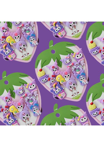 Kuromi Figürlü 10’lu Lastikli Kız Çocuk Toka Seti – Mor Renkli Sevimli Saç Aksesuarı fiyatları