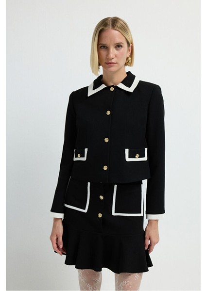 Kısa Kollu Elbise Siyah 12442933003 indirimleri