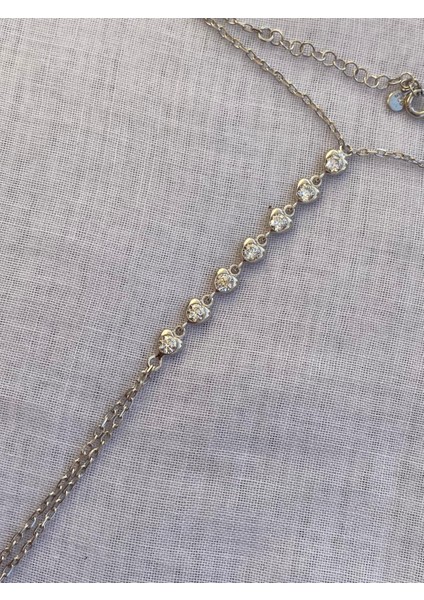 925 Ayar Gümüş Zirkon Taşlı Kalp Model Genç/yetişkin Kadın Şahmeran - Şık Tasarım fiyatları