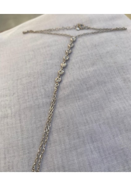 925 Ayar Gümüş Zirkon Taşlı Kalp Model Genç/yetişkin Kadın Şahmeran - Şık Tasarım modelleri