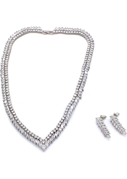 Çelik Taşlı Su Yolu Model Kadın Set SET-164