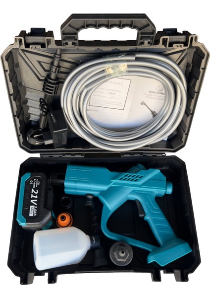 Akülü Şarjlı Yüksek Basınçlı Oto Yıkama ve Sulama Tabancası modelleri