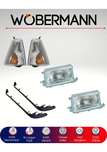 Tofaş Şahin Doğan Kartal Far Seti (Far + Sinyal + Çıta Dahil)