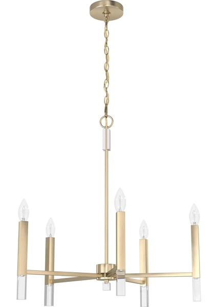 Sundo Altın 5'li Sarkıt Avize