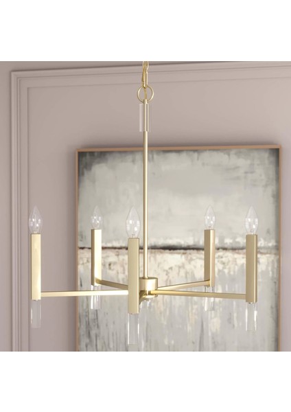 Sundo Altın 5'li Sarkıt Avize indirimleri