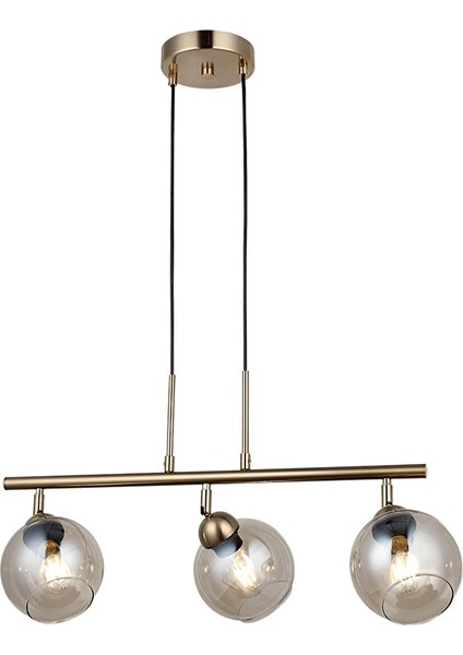 Dova 3'lü Sıralı Antık Lak Avize