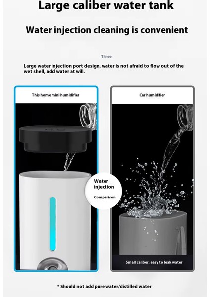 Araç ve Ev Ultrasonik Hava Nemlendirme Cihazı Nano Sprey Araç Içi Buharlı Koku Difüzörü indirimleri