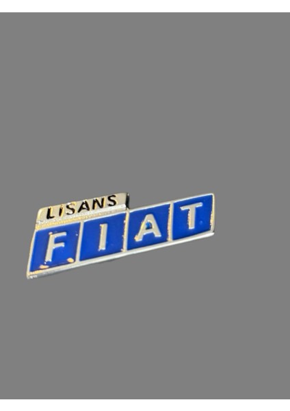 Fiat Lisans Metal Arka Bagaj Yazısı 6.5cm