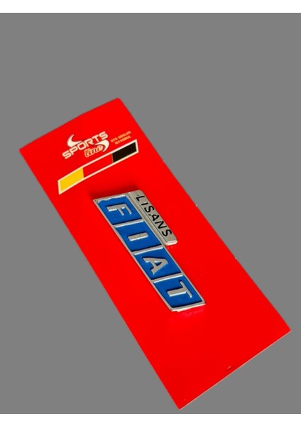 Fiat Lisans Metal Arka Bagaj Yazısı 6.5cm fiyatları