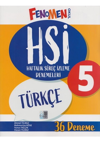 Fenomen 5. Sınıf Türkçe HSİ Haftalık Süreç İzleme Denemeleri Feno