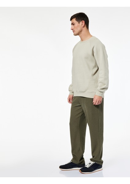 Pamuklu Cepli Regular Fit Beli Bağcıklı Eşofman Altı fiyatları