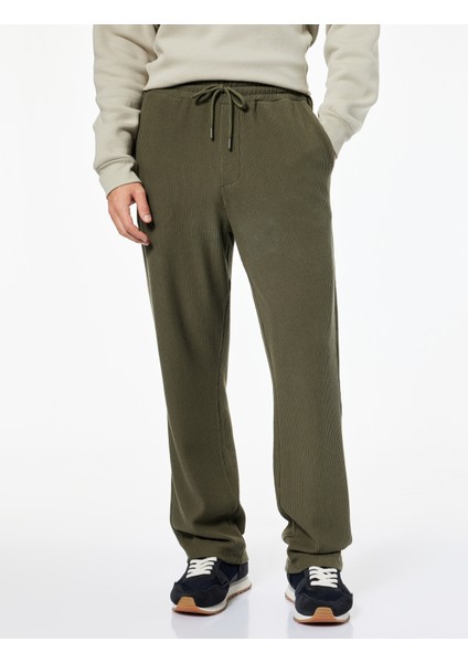 Pamuklu Cepli Regular Fit Beli Bağcıklı Eşofman Altı modelleri