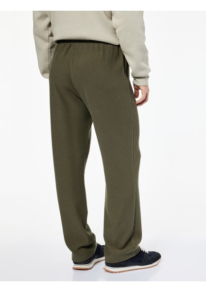 Pamuklu Cepli Regular Fit Beli Bağcıklı Eşofman Altı fırsatları