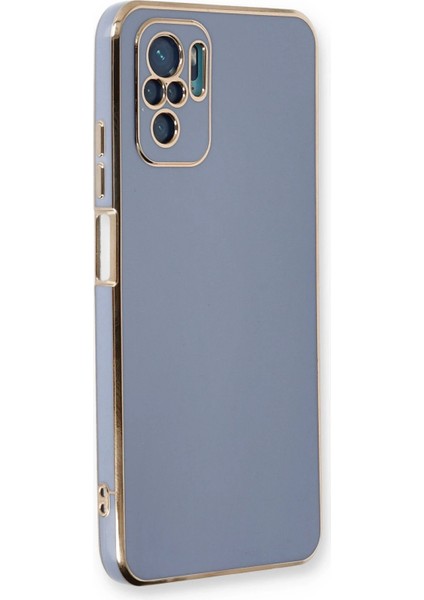 Xiaomi Redmi Note 10 Kılıf Volet Silikon - Mavi - MRS3176-3272