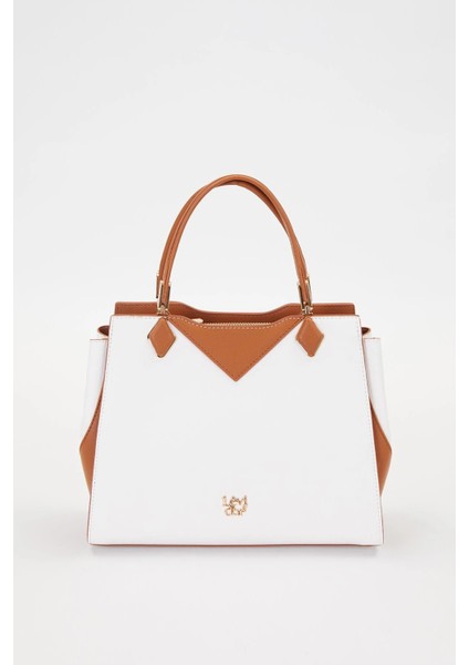 Beyaz Camel Kadın Omuz Çantası 930204