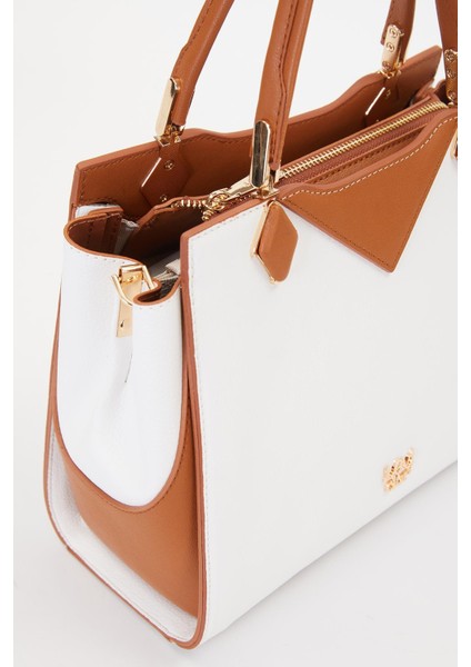 Beyaz Camel Kadın Omuz Çantası 930204 fırsatları