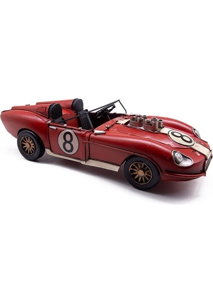 Dekoratif Metal Yarış Arabası