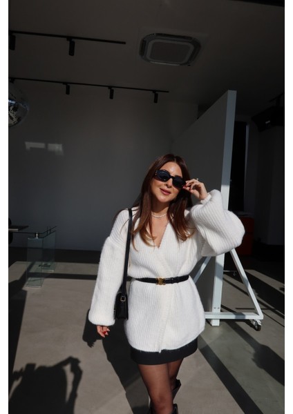 Balon Kol Dökümlü Hırka