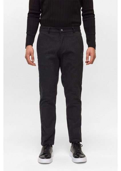 Yan Cep Armürlü Siyah Erkek Kumaş Pantolon PN2016600180 fiyatları