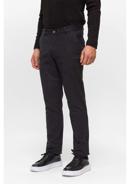 Yan Cep Armürlü Siyah Erkek Kumaş Pantolon PN2016600180 modelleri