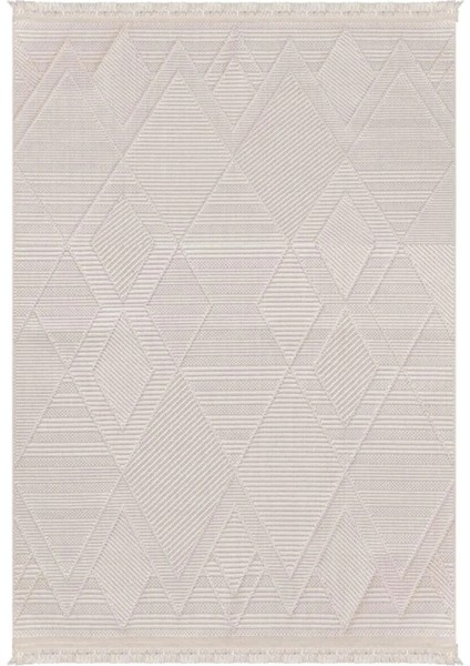 Fez 3001 Bej Halı Iskandinav Bukle Dokuma Serisi Salon Oturma Yatak Odası Yolluk Kesme Halısı fırsatları