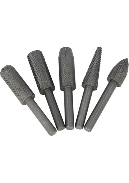 Metal Aşındırma Törpü 5li Uç Seti Ince Diş 6 mm Şaft Döner Matkap Ucu fiyatları