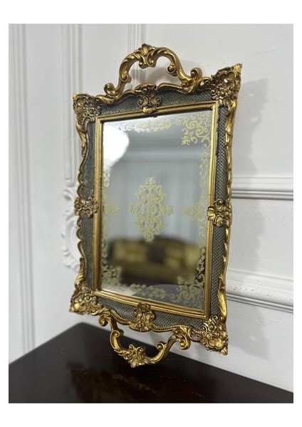 Dekoratif El Boyaması Şık Tasarım Tepsi , Çay Tepsisi Kahve Tepsi Çikolata Tepsisi Söz Nişan Tepsi modelleri