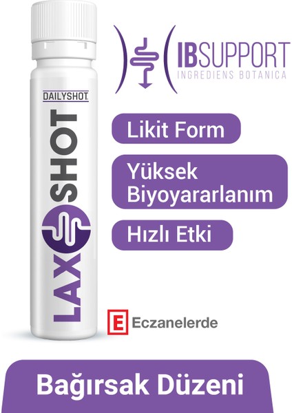 Hangover Shot Laxshot, Bağırsak ve Sindirim Sistemi Düzenleyici, , Gaz, Şişkinlik Için Lax Shot fiyatları