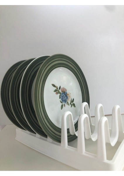 2 Adet 8 Bölmeli Tencere Kapak Rafı - Simple Tabaklık - Kapak Organizeri indirimleri