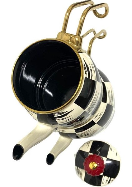 Qualita King XAP-5758 Mini Emaye Dama Çaydanlık Takımı modelleri