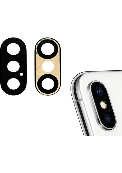 iPhone x Uyumlu Kamera Lensi Kamera Camı