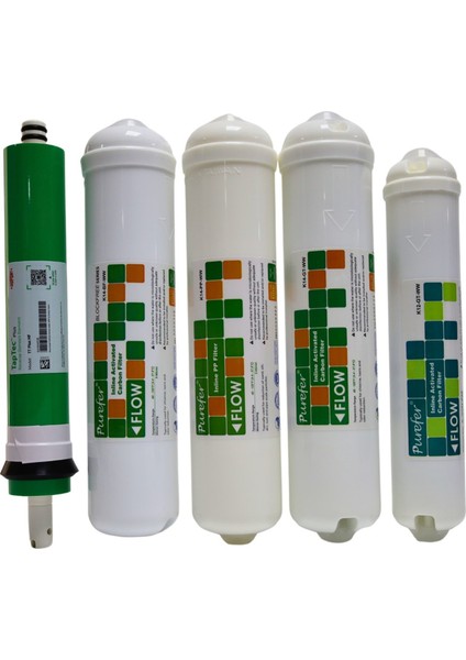 Purefer Taptec Membranlı 5 Aşamalı Su Arıtma Filtre Seti