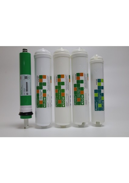 Purefer Taptec Membranlı 5 Aşamalı Su Arıtma Filtre Seti fiyatları