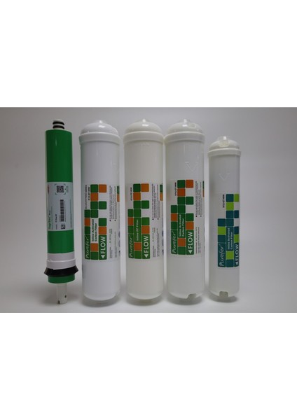 Purefer Taptec Membranlı 5 Aşamalı Su Arıtma Filtre Seti modelleri