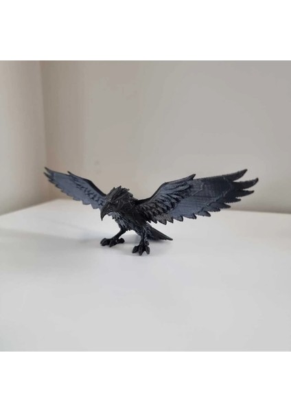 Kartal Kuzgun Yırtıcı Kuş Modeli 20X7 cm