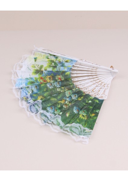 Desenli Plastik Yelpaze modelleri