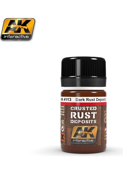 Ak 4113 35 Ml. Yoğun Pas Efekti, Deposits Serisi Enamel Model Boyası