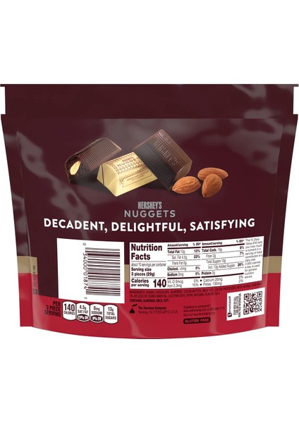 Nuggets Special Dark Chocolate Almonds Candy Bitter Çikolata 286 gr fiyatları