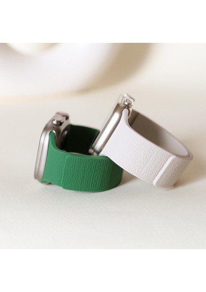 Apple Watch Series 11/10/9/8/7/se/se2/se3/ultra/ultra2/ultra3 Uyumlu 42/44/45/46/49MM Deri Görünümlü Yumuşak Dokulu Manyetik Mıknatıslı Kordon fırsatları