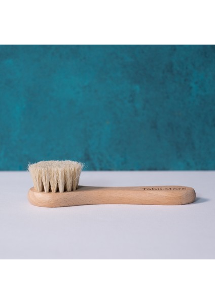 Tabii'm At Kılı Yüz Fırçası %100 Doğal - Pamuklu Özel Ham Bez Kese Hediyeli fiyatları