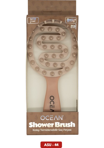 Duş Tarağı Yumuşak Silikon Saç Yıkama & Saç Derisi Yeni Nesil Masaj Tarağı